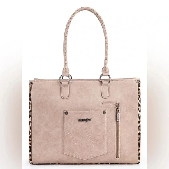 ⭐️ NWT ⭐️ Wrangler Tote Bag for Women Western Purse Multi Pockets Handba…